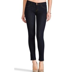 J. Brand Super Skinny Starless Dark Denim Jeans